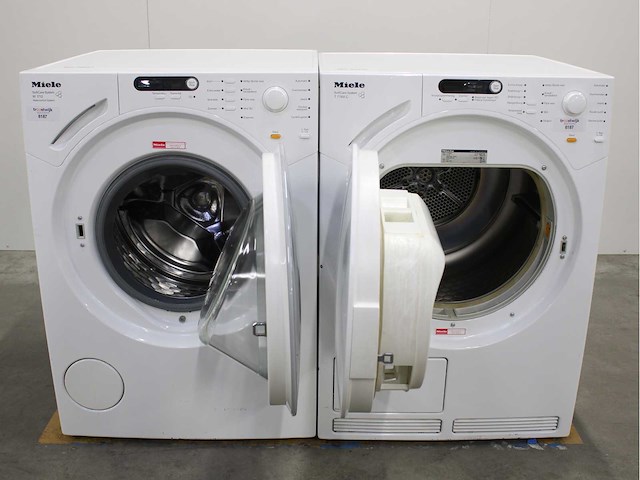 Miele w 1811 softcare system wasmachine & miele t 7748 c softcare system wasdroger - afbeelding 2 van  8