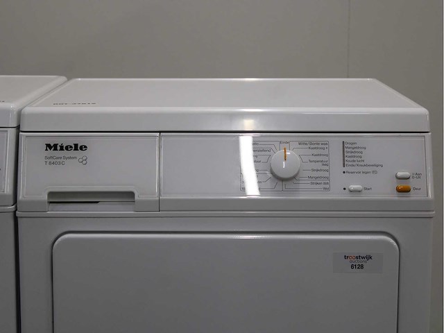 Miele w 3203 softcare system wasmachine & miele t 8403 c softcare system wasdroger - afbeelding 6 van  8