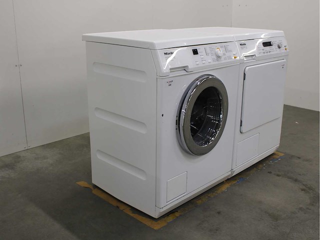 Miele w 3203 softcare system wasmachine & miele t 8841 c softcare system wasdroger - afbeelding 4 van  8