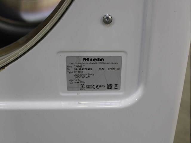 Miele w 3203 softcare system wasmachine & miele t 8841 c softcare system wasdroger - afbeelding 8 van  8