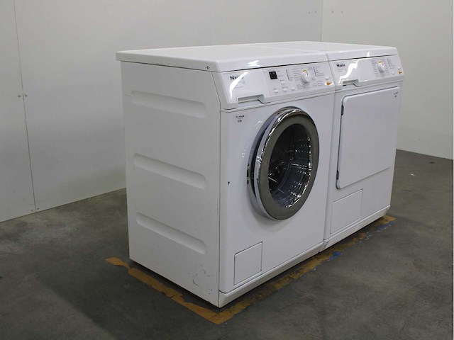 Miele w 3205 softcare system wasmachine & miele t 8403 c softcare system wasdroger - afbeelding 4 van  8