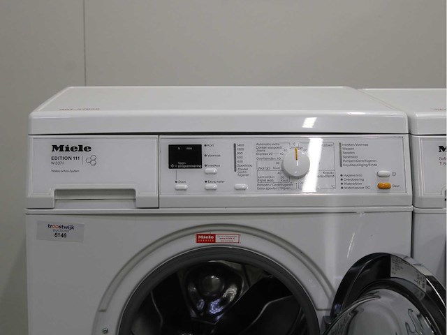 Miele w 3371 edition 111 wasmachine & miele t 8403 c softcare system wasdroger - afbeelding 3 van  8