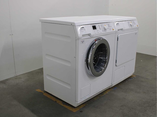 Miele w 3371 edition 111 wasmachine & miele t 8403 c softcare system wasdroger - afbeelding 4 van  8
