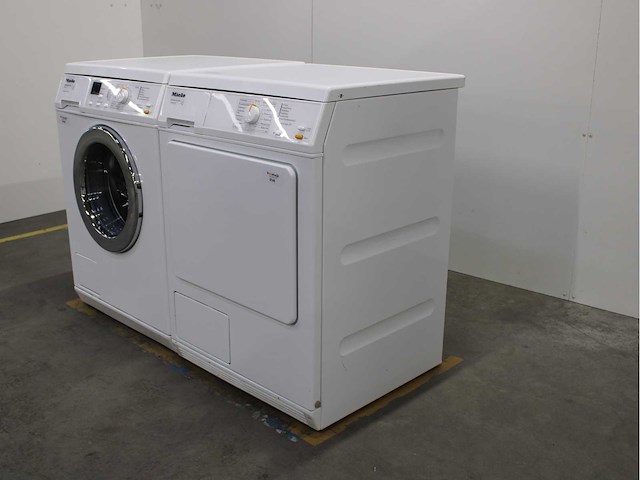 Miele w 3371 edition 111 wasmachine & miele t 8403 c softcare system wasdroger - afbeelding 7 van  8
