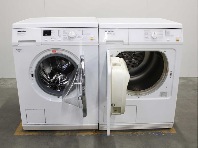 Miele w 3371 edition 111 wasmachine & miele t 8813 c edition 111 wasdroger - afbeelding 2 van  8