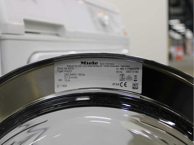 Miele w 3375 softcare system wasmachine & miele t 8403 c softcare system wasdroger - afbeelding 5 van  8