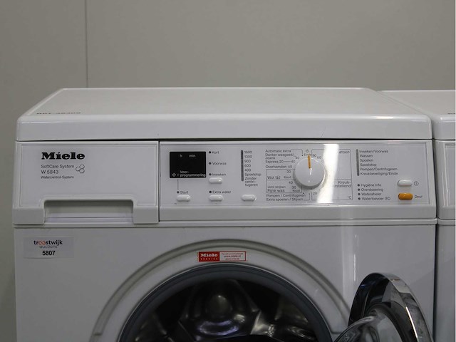Miele w 3375 softcare system wasmachine & miele t 8813 c edition 111 wasdroger - afbeelding 3 van  8