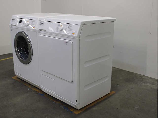 Miele w 3375 softcare system wasmachine & miele t 8813 c edition 111 wasdroger - afbeelding 7 van  8