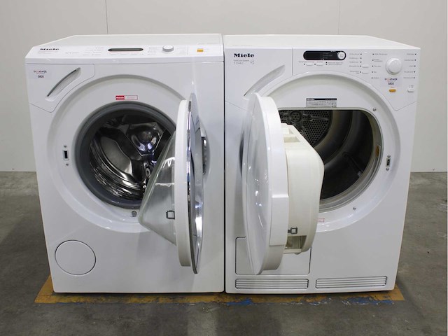 Miele w 4144 softcare system wasmachine & miele t 7748 c softcare system wasdroger - afbeelding 2 van  8