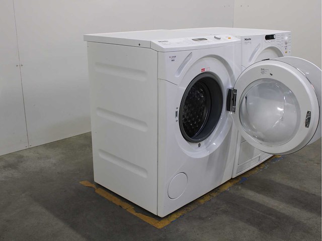 Miele w 4144 softcare system wasmachine & miele t 7748 c softcare system wasdroger - afbeelding 4 van  8