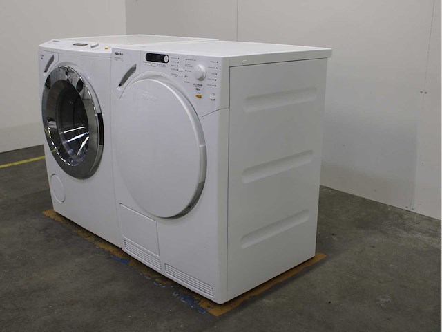 Miele w 4144 softcare system wasmachine & miele t 7748 c softcare system wasdroger - afbeelding 7 van  8
