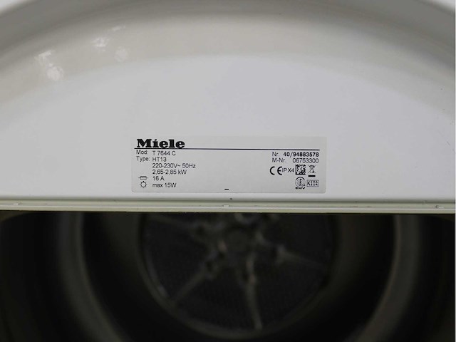Miele w 4164 softcare system wasmachine & miele t 7644 c novotronic wasdroger - afbeelding 8 van  8