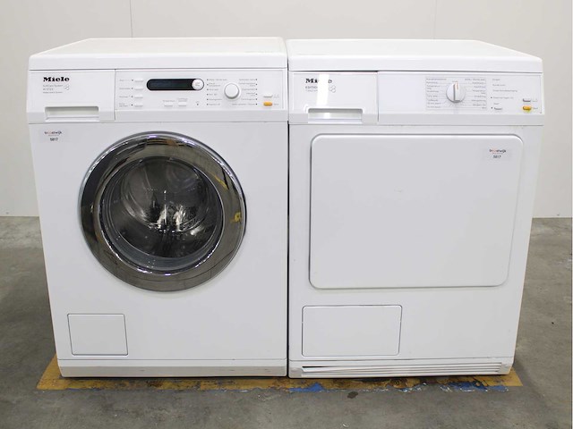 Miele w 5723 softcare system wasmachine & miele t 8903 c wasdroger - afbeelding 1 van  8