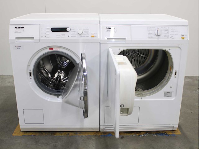 Miele w 5723 softcare system wasmachine & miele t 8903 c wasdroger - afbeelding 2 van  8