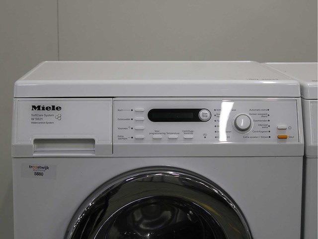 Miele w 5821 softcare system wasmachine & miele t 8861 wp edition 111 wasdroger - afbeelding 3 van  8