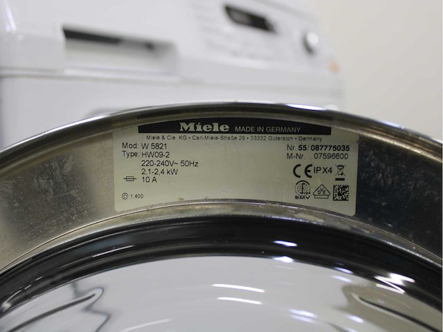 Miele w 5821 softcare system wasmachine & miele t 8861 wp edition 111 wasdroger - afbeelding 5 van  8