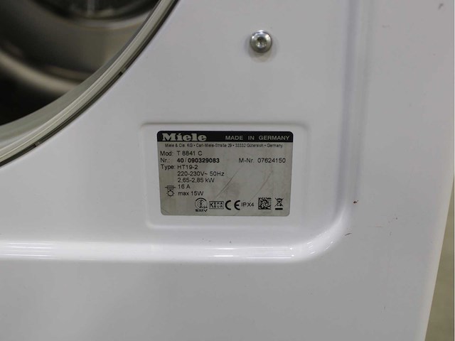 Miele w 5846 softcare system wasmachine & miele t 8841 c softcare system wasdroger - afbeelding 8 van  8