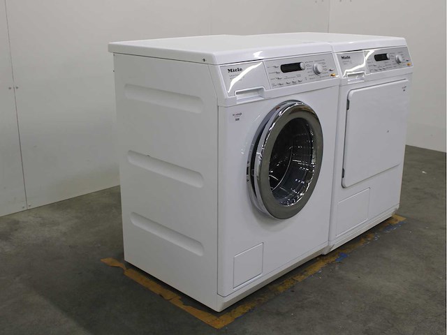 Miele w 5847 softcare system wasmachine & miele t 8843 c softcare system wasdroger - afbeelding 4 van  8