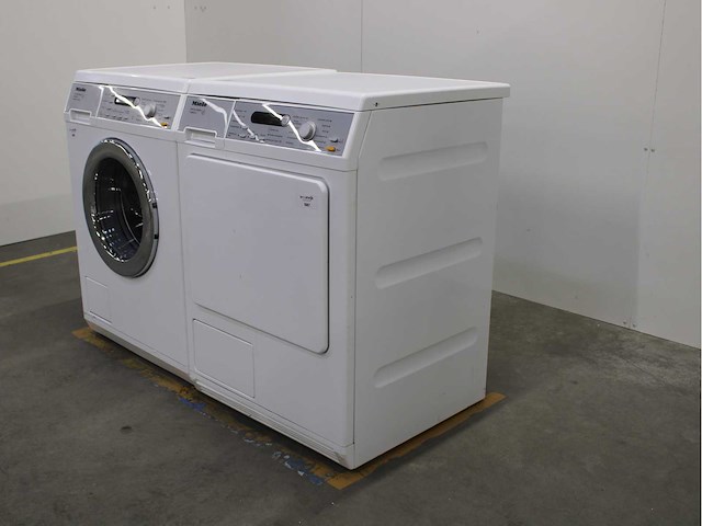 Miele w 5847 softcare system wasmachine & miele t 8843 c softcare system wasdroger - afbeelding 7 van  8