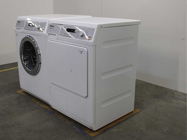 Miele w 5847 softcare system wasmachine & miele t 8843 c softcare system wasdroger - afbeelding 7 van  8