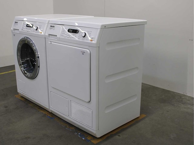 Miele w 5873 edition 111 wasmachine & miele t 8861 wp edition 111 wasdroger - afbeelding 7 van  8