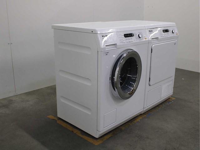 Miele w 5877 edition 111 wasmachine & miele t 8861 wp edition 111 wasdroger - afbeelding 4 van  8