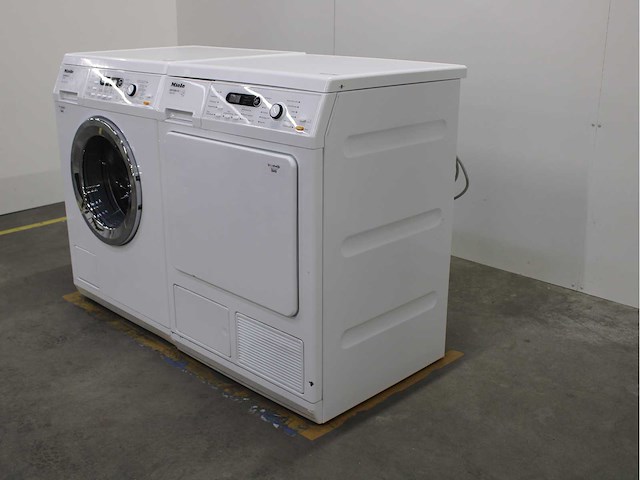 Miele w 5877 edition 111 wasmachine & miele t 8861 wp edition 111 wasdroger - afbeelding 7 van  8