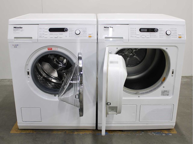 Miele w 5877 edition 111 wasmachine & miele t 8861 wp edition 111 wasdroger - afbeelding 2 van  8