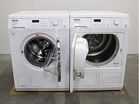 Miele w 5929 softcare system ecocomfort wasmachine & miele t 8967 wp softcare system ecocomfort wasdroger - afbeelding 2 van  7