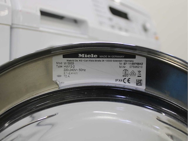 Miele w 5933 softcare system wasmachine & miele t 8841 c softcare system wasdroger - afbeelding 5 van  8