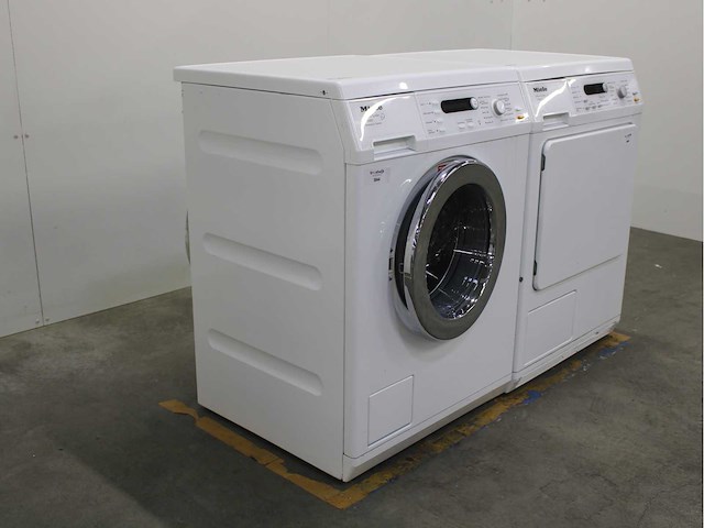Miele w 5965 softcare system wasmachine & miele t 8841 c softcare system wasdroger - afbeelding 4 van  7