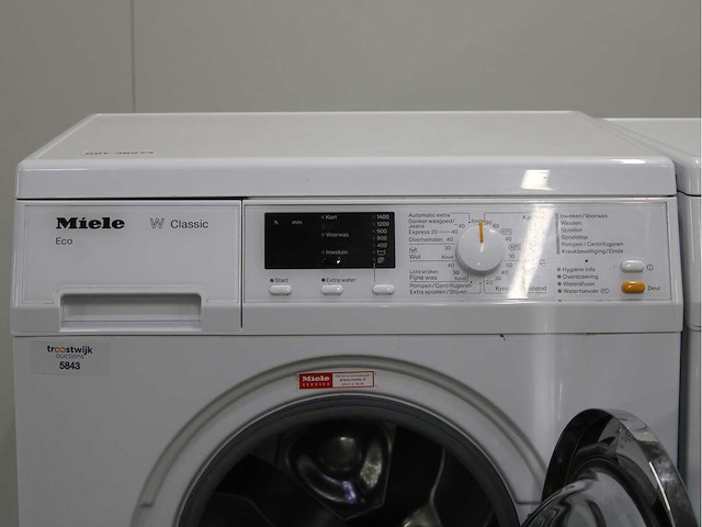 Miele w classic eco wasmachine & miele t classic wasdroger - afbeelding 3 van  8