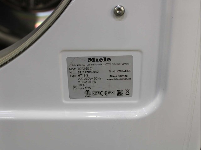 Miele w classic eco wasmachine & miele t classic wasdroger - afbeelding 8 van  8