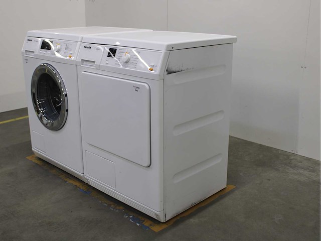 Miele w classic eco wasmachine & miele t classic wasdroger - afbeelding 7 van  8