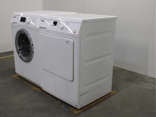 Miele w classic eco wasmachine & miele t classic wasdroger - afbeelding 7 van  8