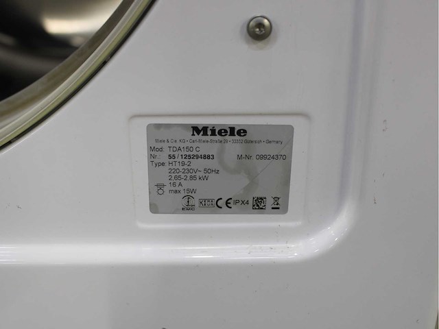Miele w classic eco wasmachine & miele t classic wasdroger - afbeelding 8 van  8