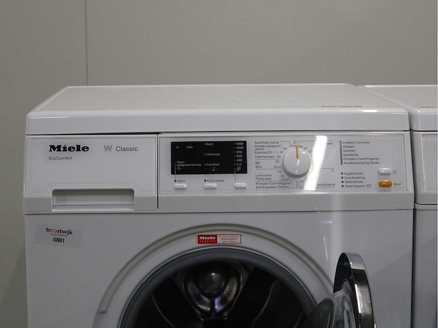 Miele w classic ecocomfort wasmachine & miele t 4263 c softcare system wasdroger - afbeelding 3 van  8