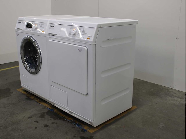 Miele w classic ecocomfort wasmachine & miele t 4263 c softcare system wasdroger - afbeelding 7 van  8