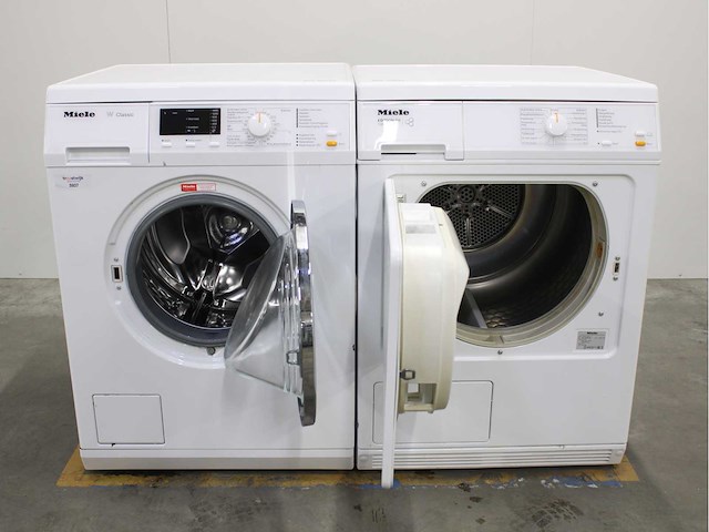 Miele w classic wasmachine & miele t 8813 c edition 111 wasdroger - afbeelding 2 van  8