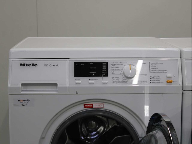 Miele w classic wasmachine & miele t 8813 c edition 111 wasdroger - afbeelding 3 van  8
