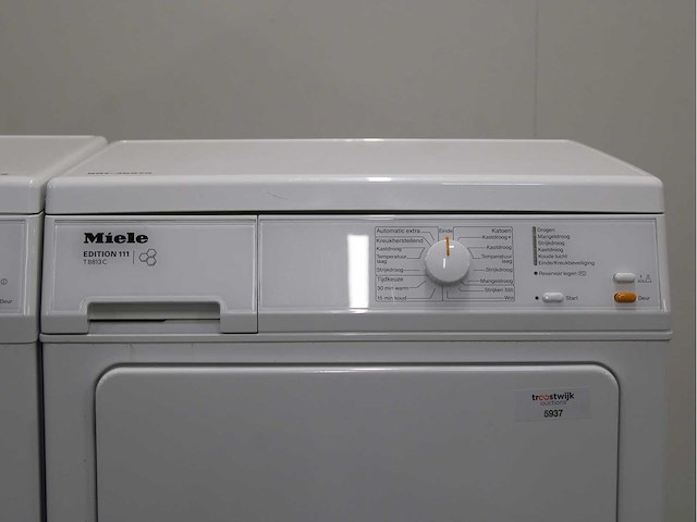 Miele w classic wasmachine & miele t 8813 c edition 111 wasdroger - afbeelding 6 van  8