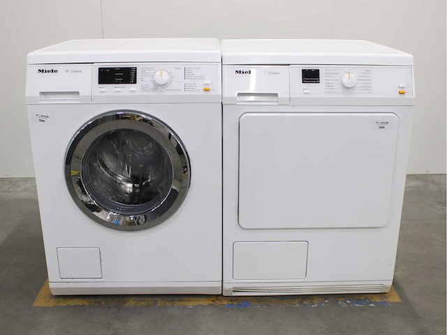 Miele w classic wasmachine & miele t classic wasdroger - afbeelding 1 van  8