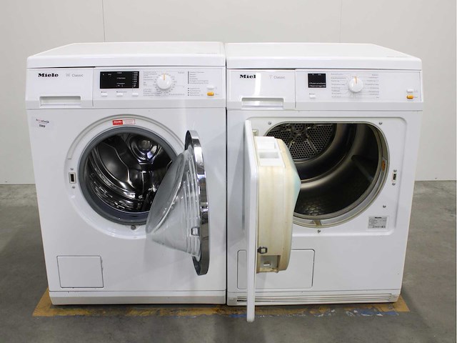 Miele w classic wasmachine & miele t classic wasdroger - afbeelding 2 van  8