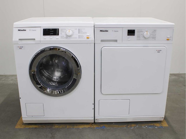 Miele w classic wasmachine & miele t classic wasdroger - afbeelding 1 van  8