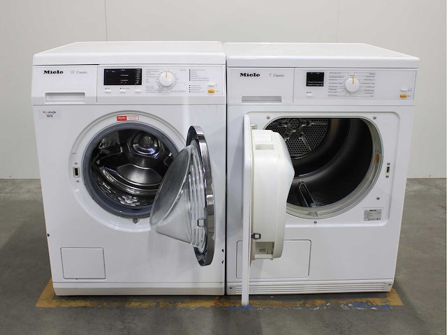 Miele w classic wasmachine & miele t classic wasdroger - afbeelding 2 van  8