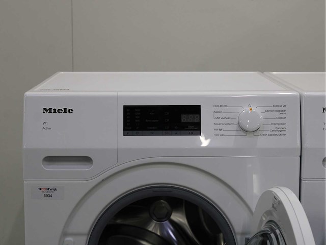 Miele w1 active wasmachine & miele t1 excellence ecospeed wasdroger - afbeelding 3 van  7