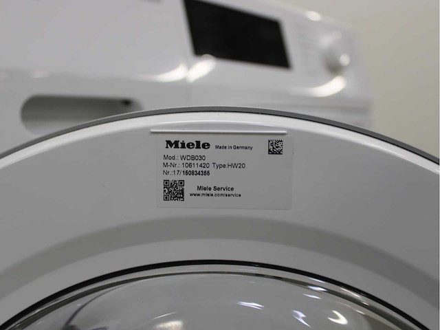 Miele w1 classic eco wasmachine & miele t1 classic eco wasdroger - afbeelding 5 van  8