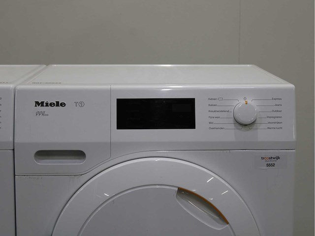 Miele w1 classic eco wasmachine & miele t1 eco wasdroger - afbeelding 6 van  8