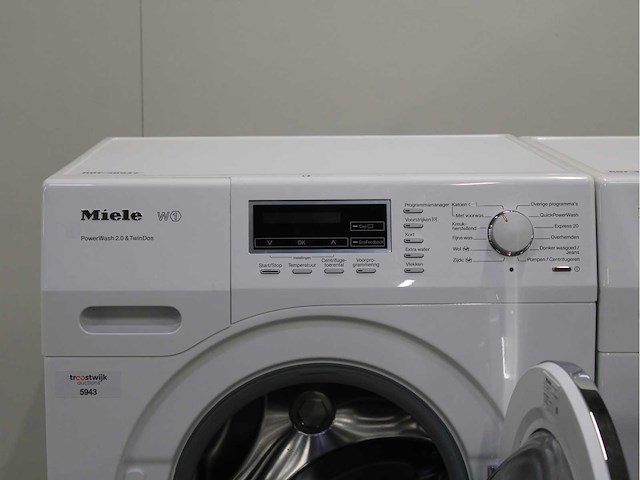 Miele w1 powerwash 2.0 & twindos wasmachine & miele t1 fragrancedos & steamfinish wasdroger - afbeelding 3 van  8