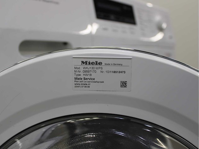 Miele w1 powerwash 2.0 & twindos wasmachine & miele t1 fragrancedos & steamfinish wasdroger - afbeelding 5 van  8